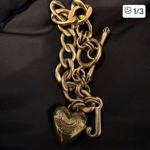 Juicy Couture Jewelry - Juicy Couture Heart Charm Bracelet